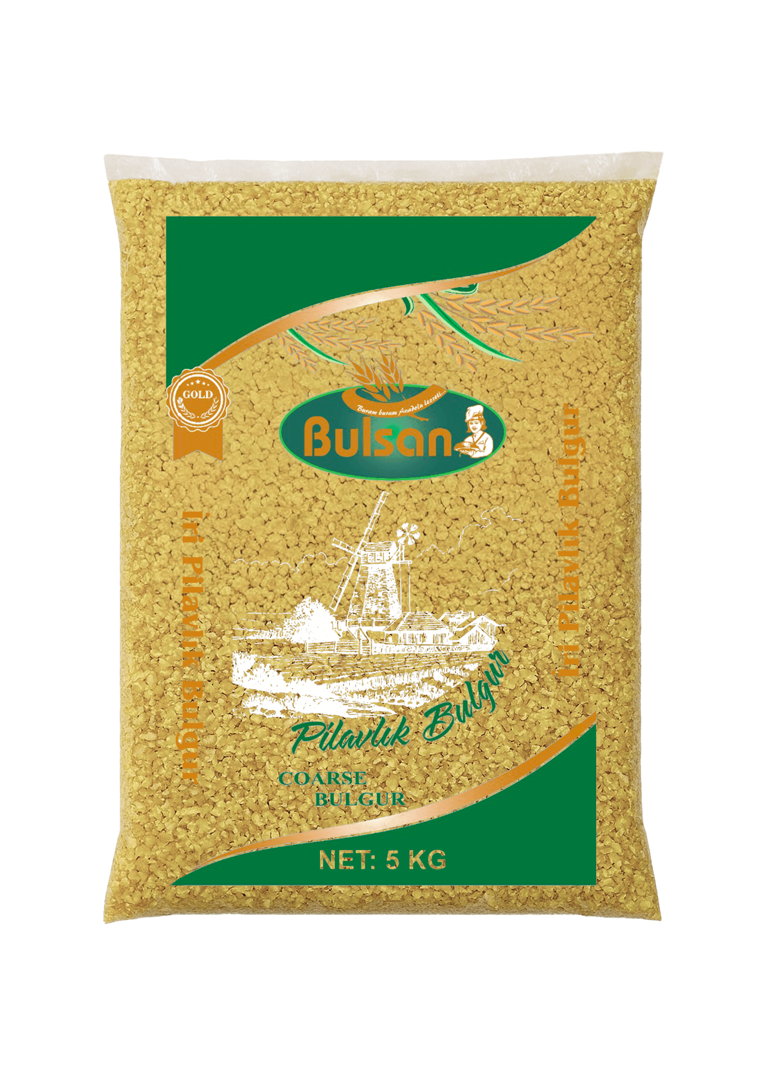 Bulsan İri Pilavlık Bulgur 5 kg paket